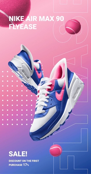 running sneakers, athletic shoes, sport sneakers, training shoes, walking shoes, sneakers, discount offer, new arrival, minimalist, modern typography, energetic, playful, pink, blue